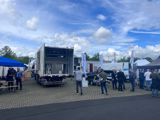 Blick auf das Freigelände der Ro-Ka-Tech in Kassel